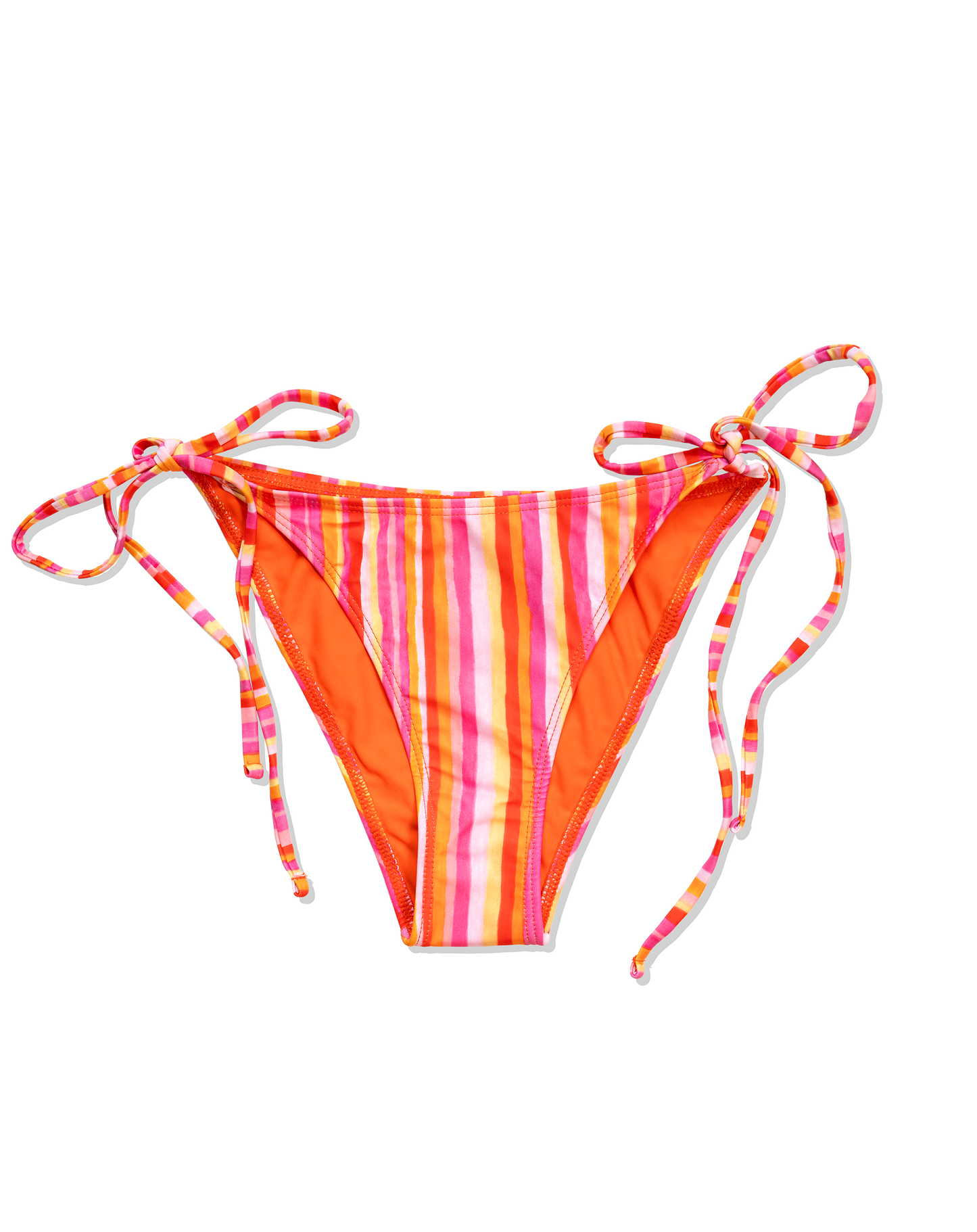 CANDY FLIP STRIPED BIKINI BOTTOMS