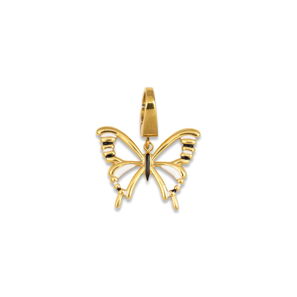 Pastel Butterfly Gold Bikini Charm