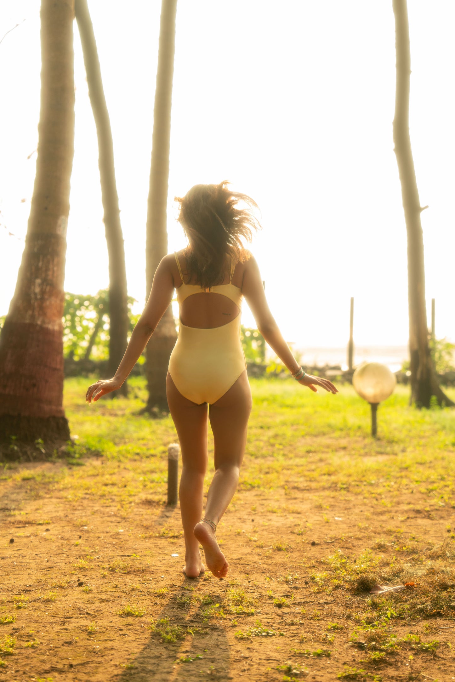 AINE SWIMSUIT in YELLOW