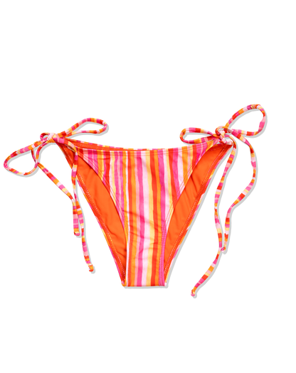 CANDY FLIP STRIPED BIKINI BOTTOMS