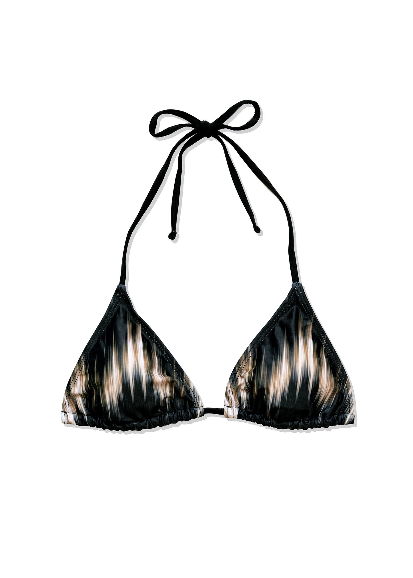 DARK RIPPLE TRIANGLE BIKINI TOP
