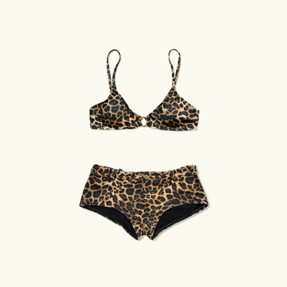 WILD HIT LEOPARD PRINT BIKINI SET