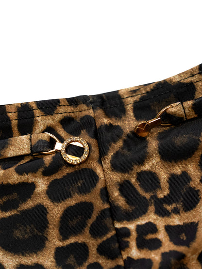 WILD HIT LEOPARD PRINT HOT SHORTS