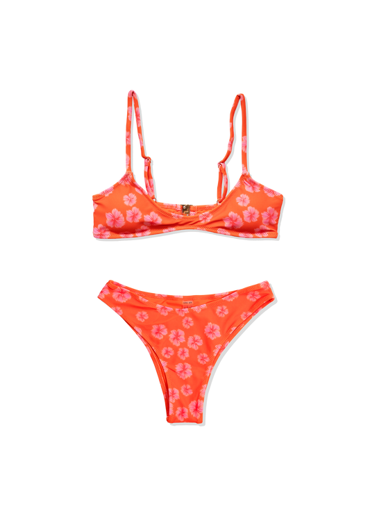 BLOOM SCOOP HIGH CUT BIKINI SET