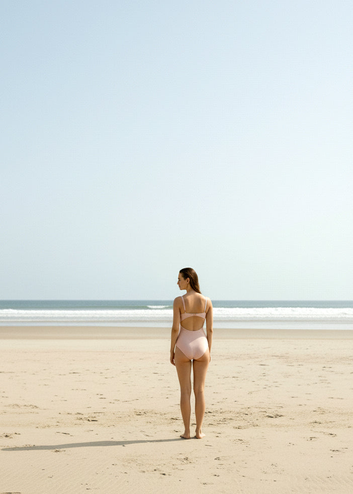 FLORA SWIMSUIT in MILLENIAL PINK