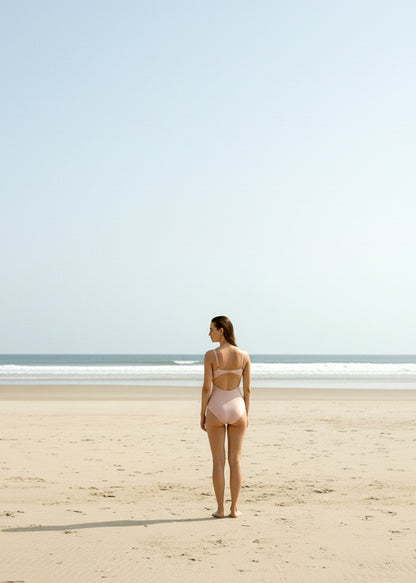 FLORA SWIMSUIT in MILLENIAL PINK