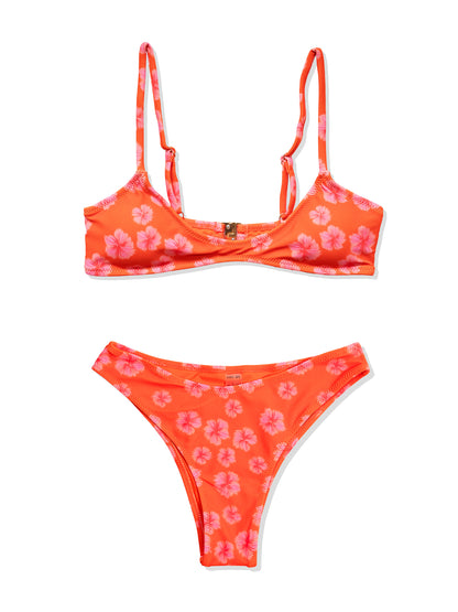 BLOOM SCOOP HIGH CUT BIKINI SET