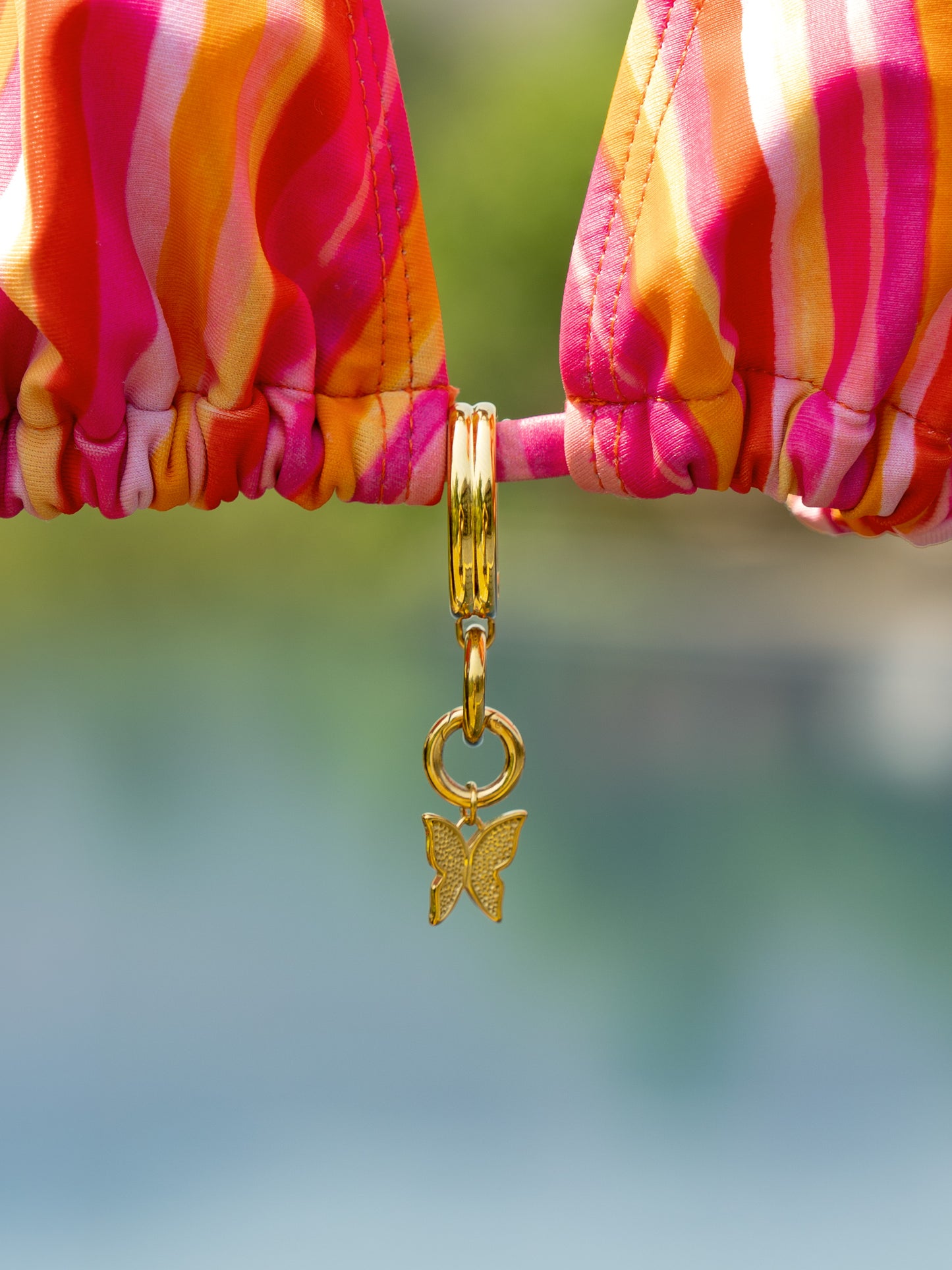 Butterfly Gold Bikini Charm Set